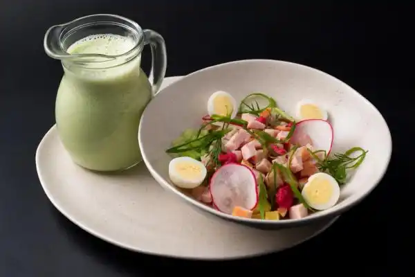 Окрошка з куркою Окрошка з куркою
